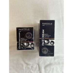 Particle for Men Face Set Face Cream & Face Mask Deep Cleanser Men's Formula NIB